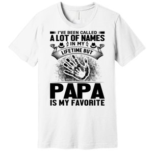 I've Been Called A Lot Of Names In My Lifetime But Papa Is My Favorite Premium T-Shirt