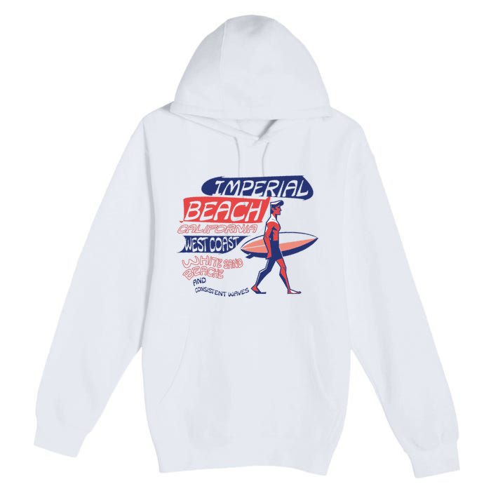 Imperial Beach California Premium Pullover Hoodie