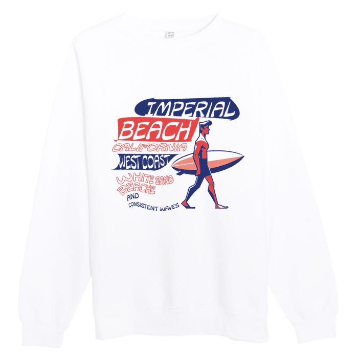 Imperial Beach California Premium Crewneck Sweatshirt