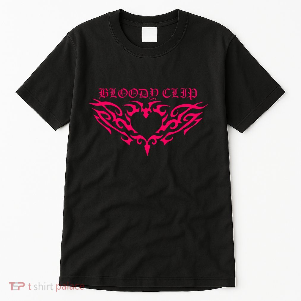 Imnotclip Bloody Clip Heart Tall T-Shirt