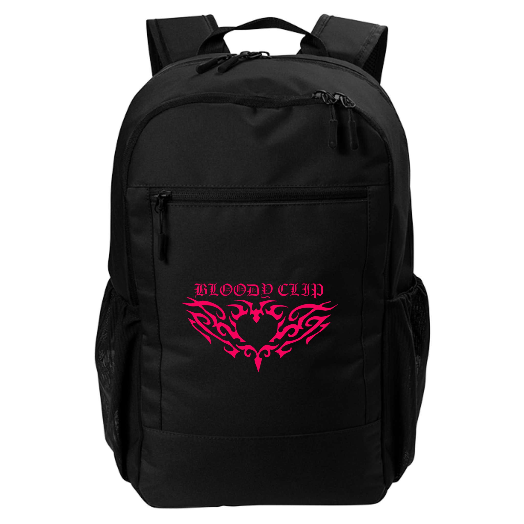 Imnotclip Bloody Clip Heart Backpack