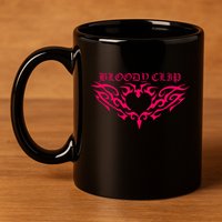 Imnotclip Bloody Clip Heart 11oz C Handle Ceramic Mug