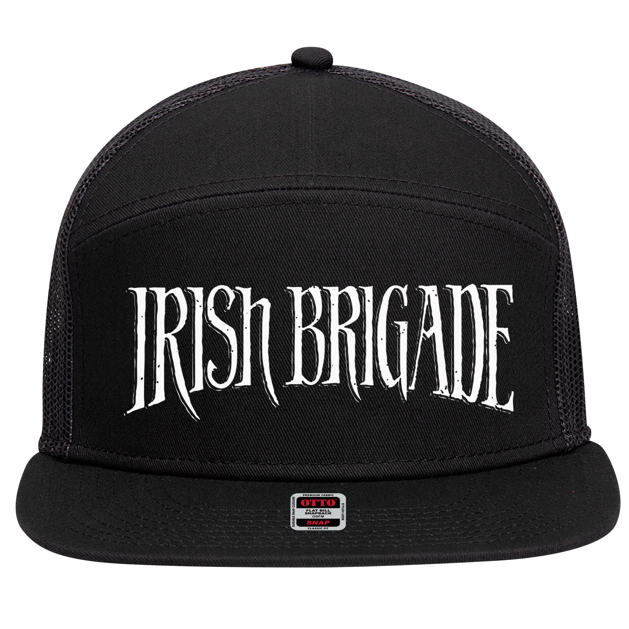 Irish Brigade Civil War 7 Panel Mesh Trucker Snapback Hat
