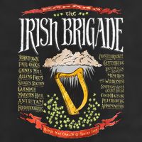 Irish Brigade Civil War 7 Panel Mesh Trucker Snapback Hat