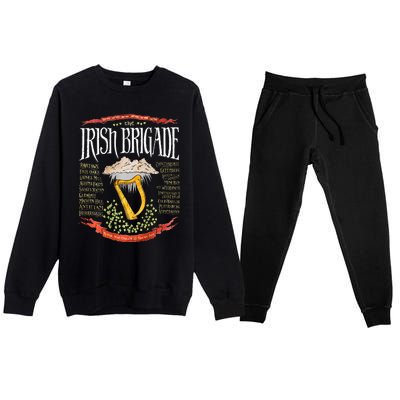 Irish Brigade Civil War Premium Crewneck Sweatsuit Set