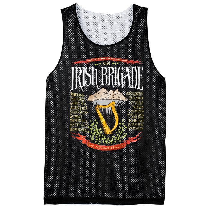 Irish Brigade Civil War Mesh Reversible Basketball Jersey Tank