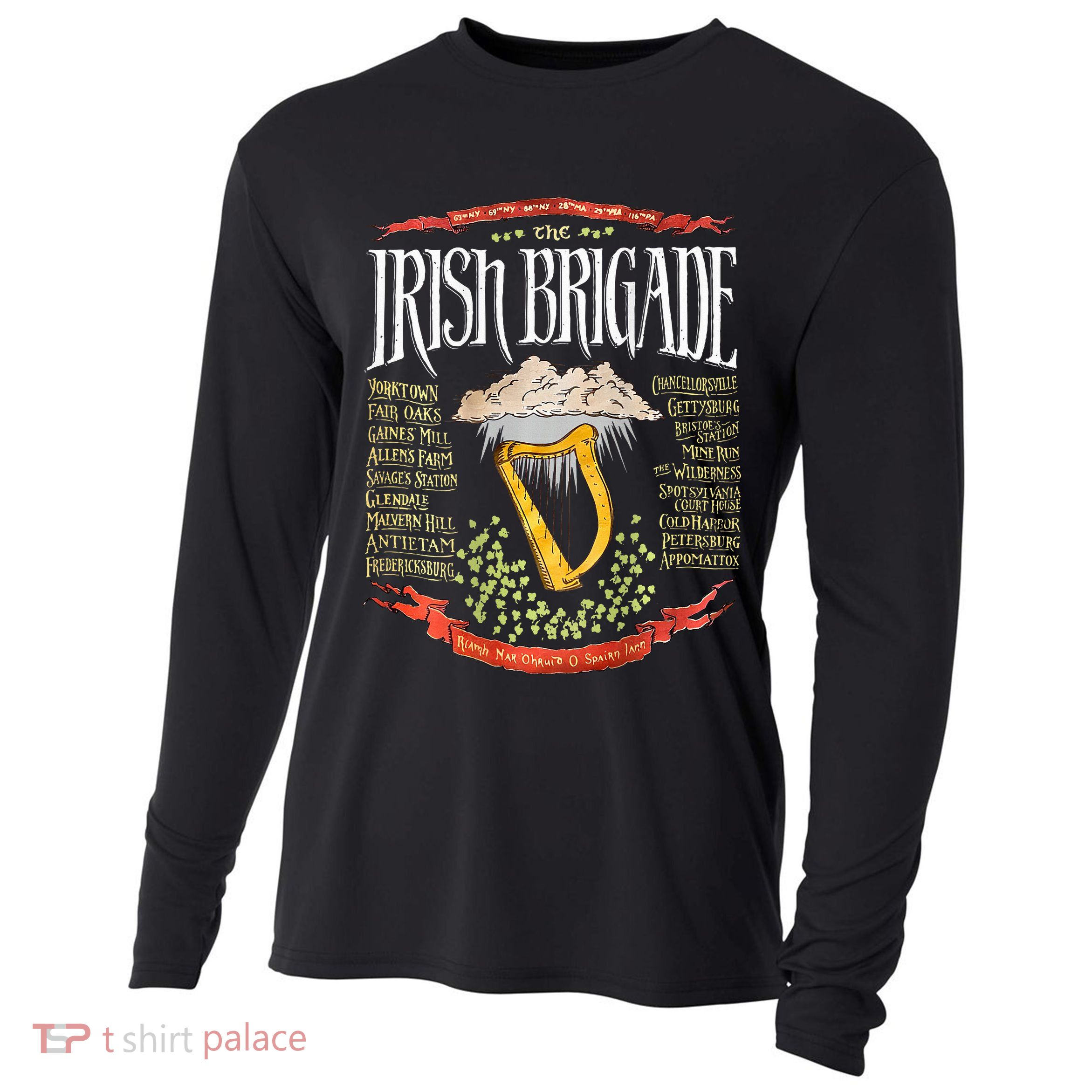 Irish Brigade Civil War Cooling Performance Long Sleeve Crew