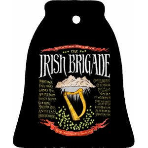 Irish Brigade Civil War Ceramic Bell Ornament