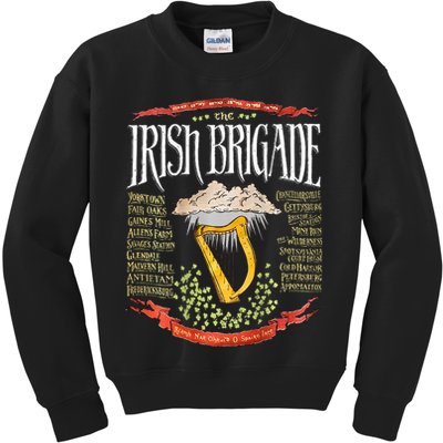 Irish Brigade Civil War Kids Sweatshirt