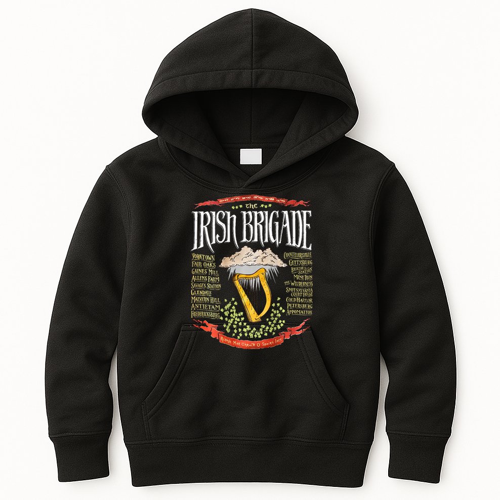 Irish Brigade Civil War Kids Hoodie