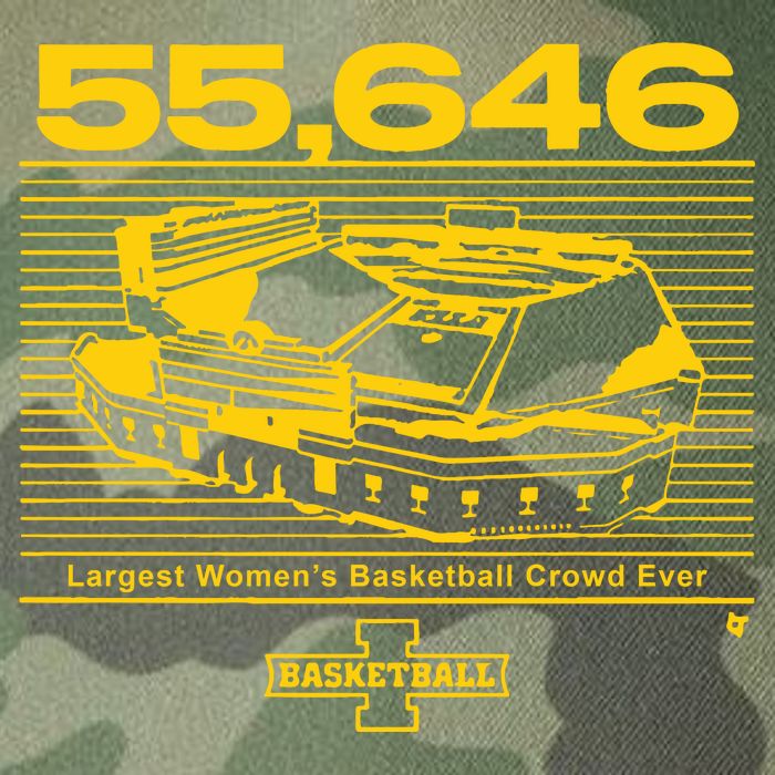 Iowa Basketball Crossover At Kinnick Legacy Tie Dye Trucker Hat