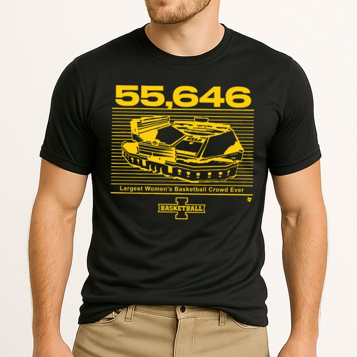 Iowa Basketball Crossover At Kinnick Cooling Performance Crew T-Shirt