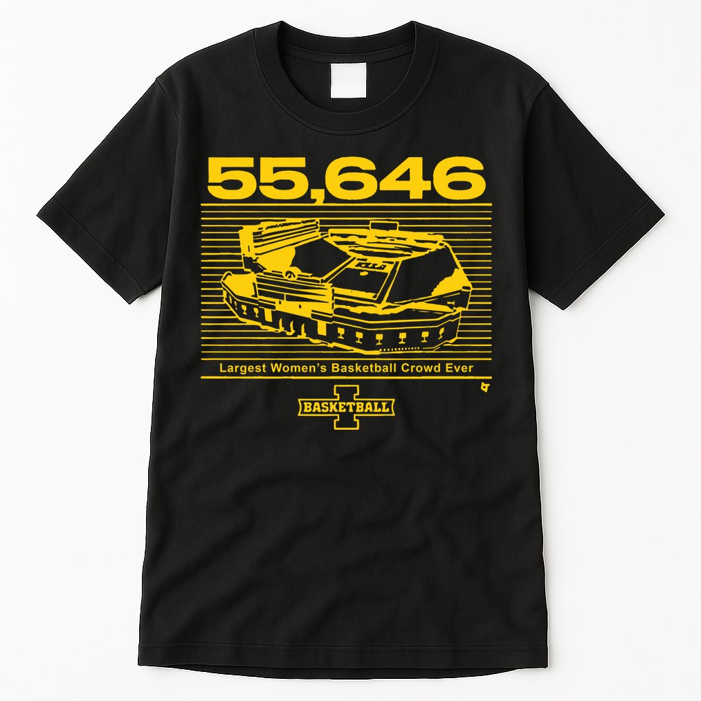 Iowa Basketball Crossover At Kinnick Tall T-Shirt
