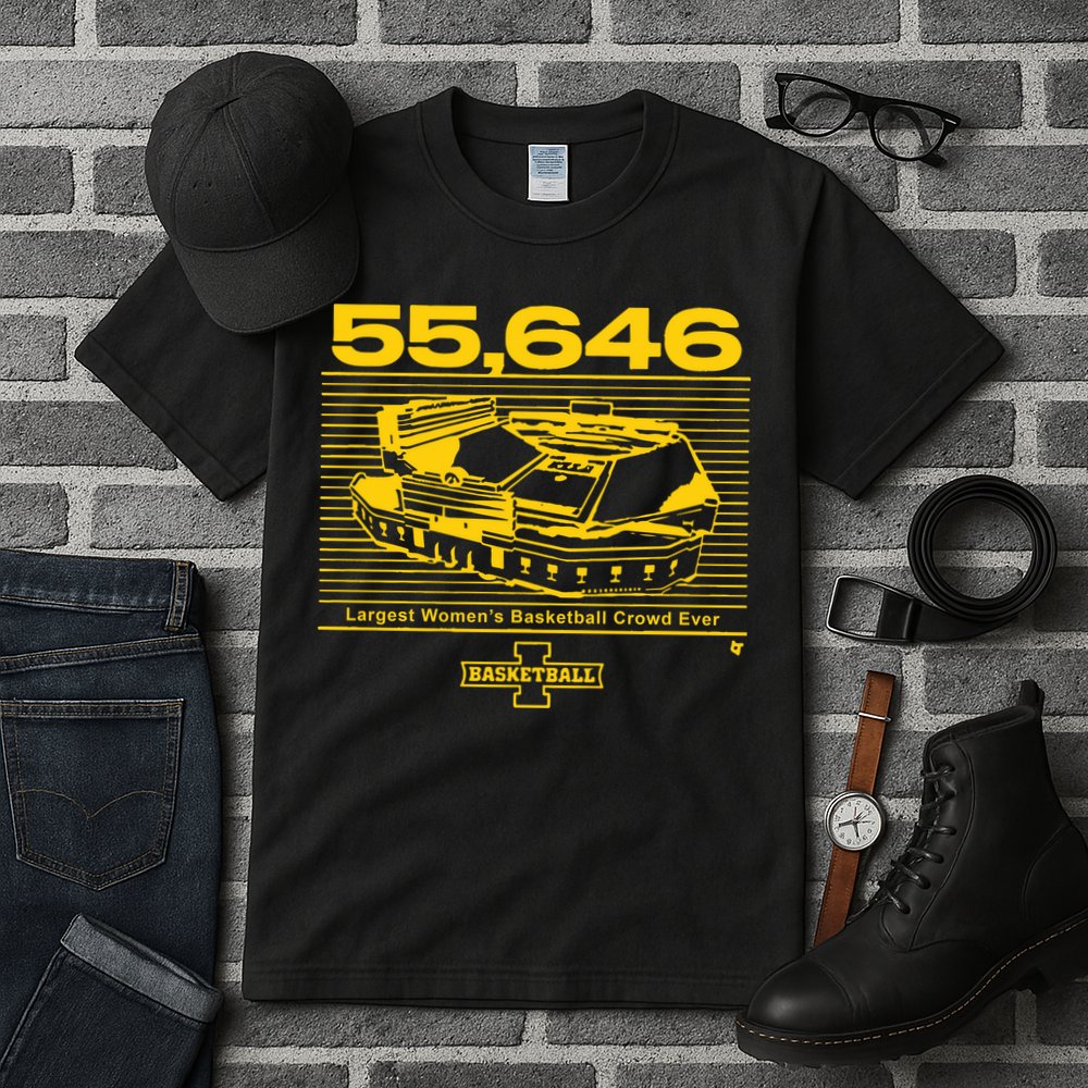 Iowa Basketball Crossover At Kinnick Tall T-Shirt