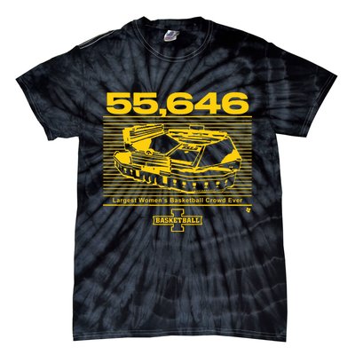 Iowa Basketball Crossover At Kinnick Tie-Dye T-Shirt