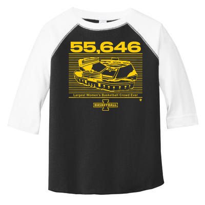 Iowa Basketball Crossover At Kinnick Toddler Fine Jersey T-Shirt