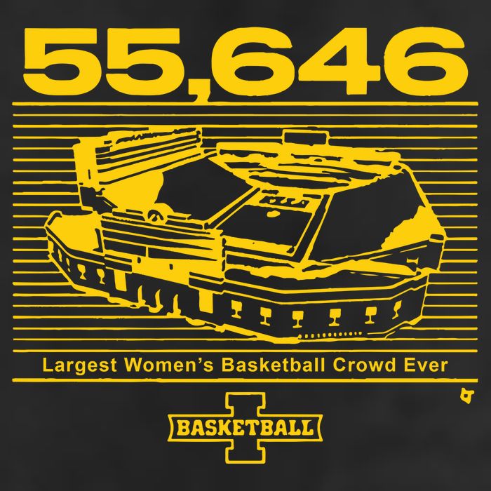 Iowa Basketball Crossover At Kinnick Golf Towel