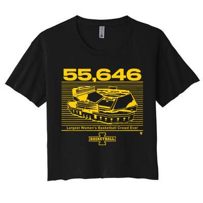Iowa Basketball Crossover At Kinnick Crop Top