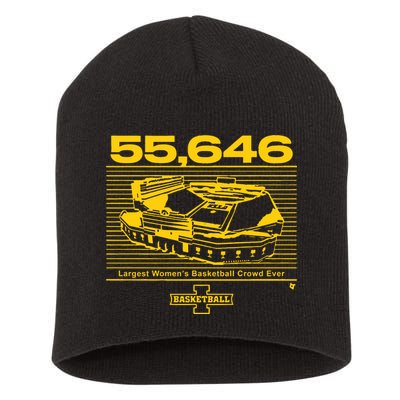 Iowa Basketball Crossover At Kinnick Short Acrylic Beanie
