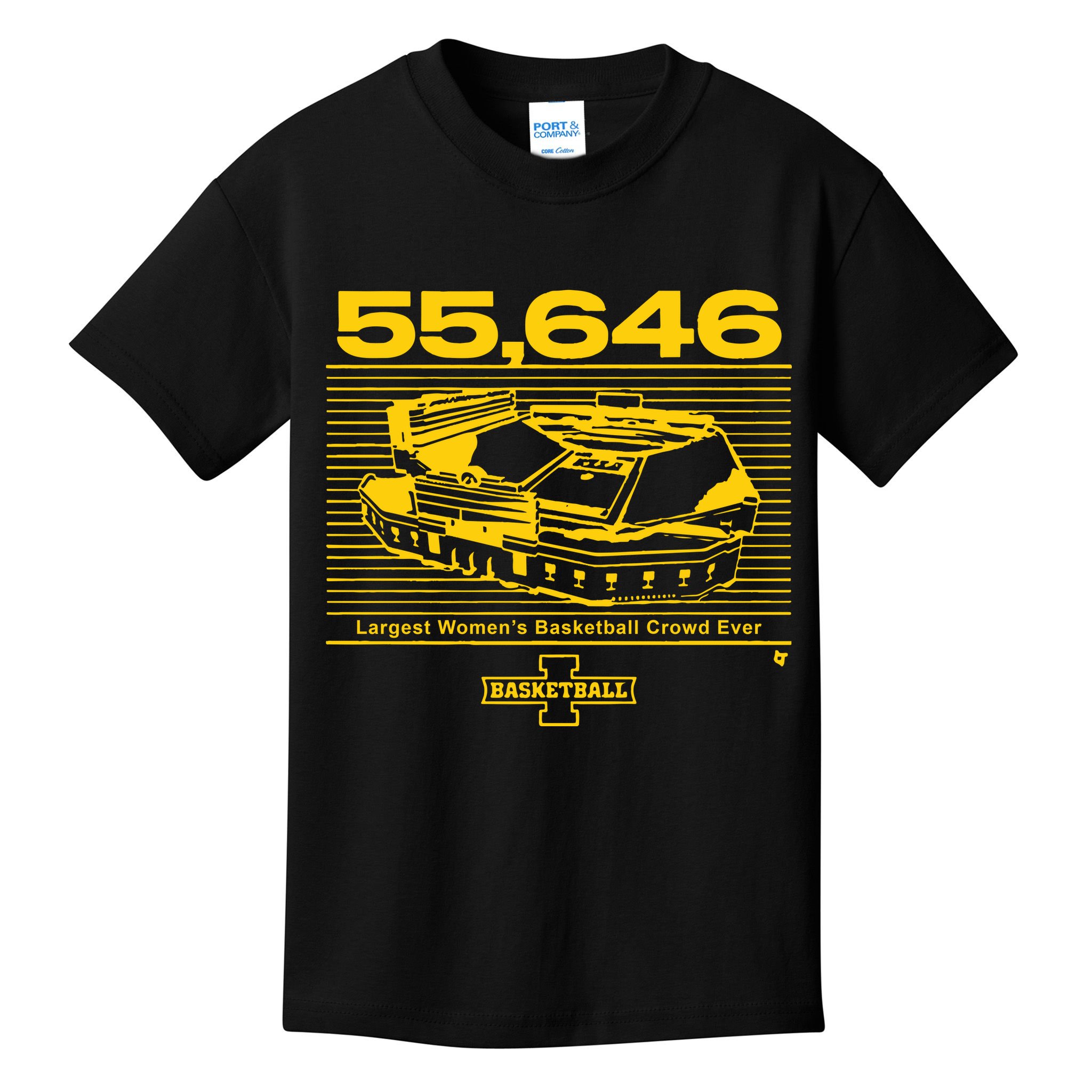 Iowa Basketball Crossover At Kinnick Kids T-Shirt