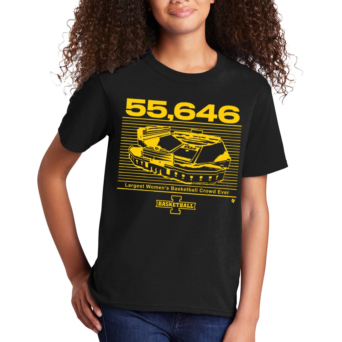 Iowa Basketball Crossover At Kinnick Kids T-Shirt