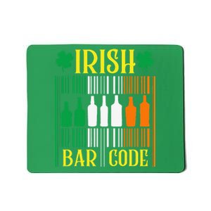 Irish Bar Code Funny St. Patrick's Day Party Shamrock Cute Mousepad