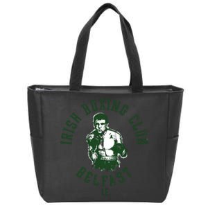 Irish Boxing Club Belfast Graphic Zip Tote Bag