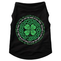 Irish Blessing, Celtic Knot & 4-Leaf Clover Luck Version B Doggie Tank