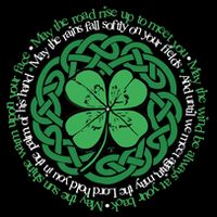 Irish Blessing, Celtic Knot & 4-Leaf Clover Luck Version B Impact Tech Backpack