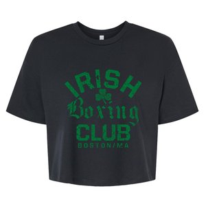 Irish Boxing Club Boston Massachusetts Funny Gift Bella+Canvas Jersey Crop Tee