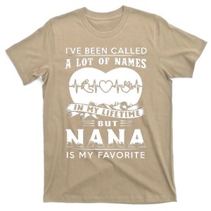 Ive Been Called A Lot Of Names In My Lifetime But Nana Is My Favorite Father T-Shirt