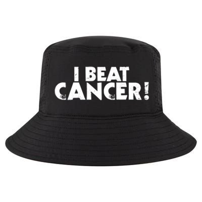 I Beat CancerCancer FreeCancer SurvivorFind A Cure Gift Cool Comfort Performance Bucket Hat