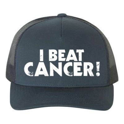 I Beat CancerCancer FreeCancer SurvivorFind A Cure Gift Yupoong Adult 5-Panel Trucker Hat