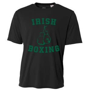 Irish Boxing Cool Gift Distressed Green Graphics Cooling Performance Crew T-Shirt