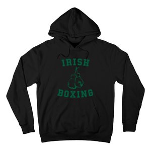 Irish Boxing Cool Gift Distressed Green Graphics Hoodie