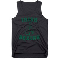 Irish Boxing Cool Gift Distressed Green Graphics Tank Top