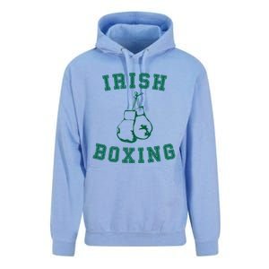 Irish Boxing Cool Gift Distressed Green Graphics Unisex Surf Hoodie