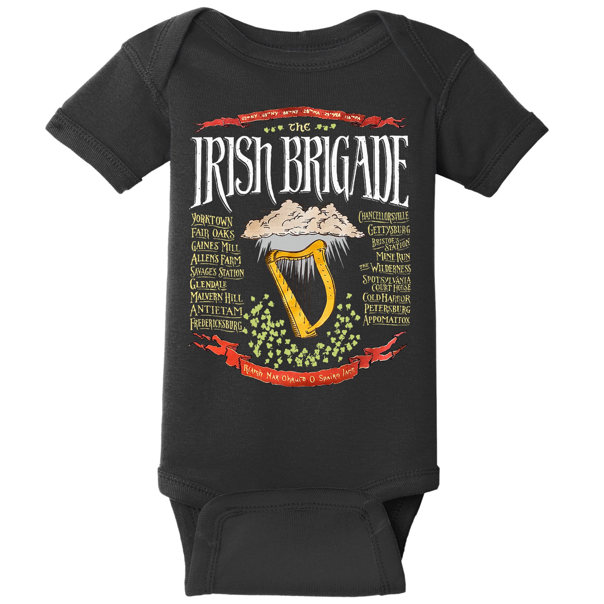 Irish Brigade Civil War Baby Bodysuit