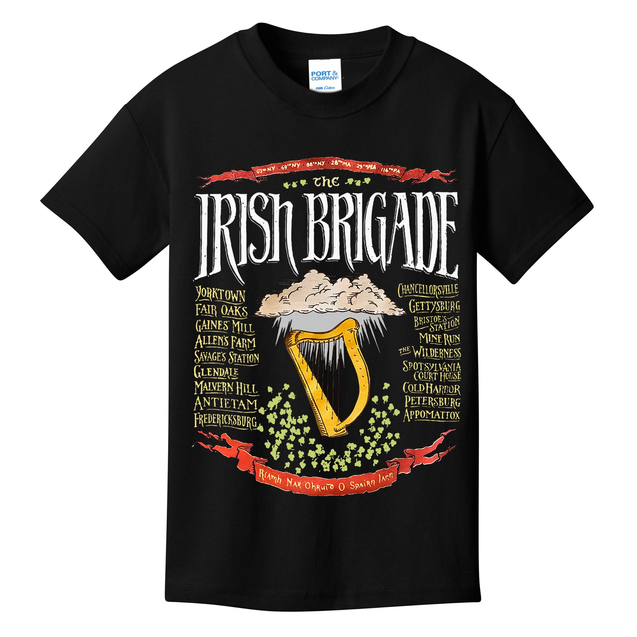 Irish Brigade Civil War Kids T-Shirt