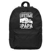 Ive Been Called A Lot Of Names In My Lifetime But Papa Is My Favorite Fathers Day 16 in Basic Backpack