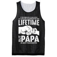 Ive Been Called A Lot Of Names In My Lifetime But Papa Is My Favorite Fathers Day Mesh Reversible Basketball Jersey Tank