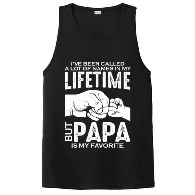 Ive Been Called A Lot Of Names In My Lifetime But Papa Is My Favorite Fathers Day PosiCharge Competitor Tank
