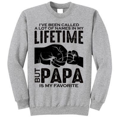 Ive Been Called A Lot Of Names In My Lifetime But Papa Is My Favorite Fathers Day Sweatshirt