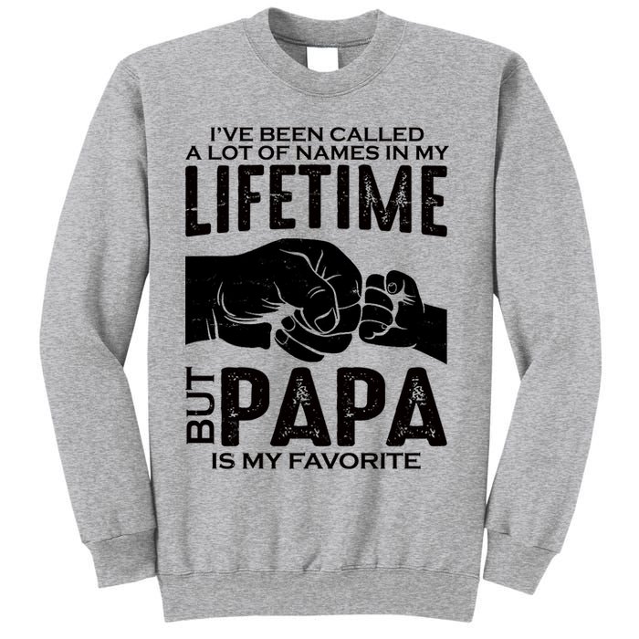Ive Been Called A Lot Of Names In My Lifetime But Papa Is My Favorite Fathers Day Sweatshirt