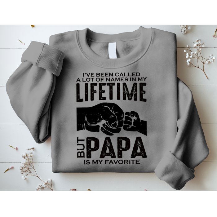 Ive Been Called A Lot Of Names In My Lifetime But Papa Is My Favorite Fathers Day Sweatshirt