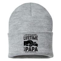 Ive Been Called A Lot Of Names In My Lifetime But Papa Is My Favorite Fathers Day Sustainable Knit Beanie