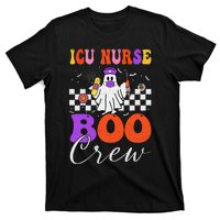 Icu Boo Crew Costume Funny Nurse Ghost Halloween T-Shirt