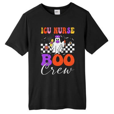 Icu Boo Crew Costume Funny Nurse Ghost Halloween Tall Fusion ChromaSoft Performance T-Shirt