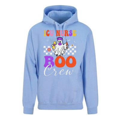 Icu Boo Crew Costume Funny Nurse Ghost Halloween Unisex Surf Hoodie