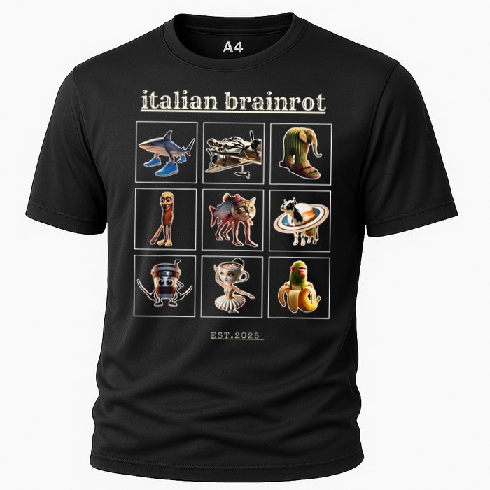 Italian Brainrot Characaters Meme Gen Z Funny Humor Performance Shirt